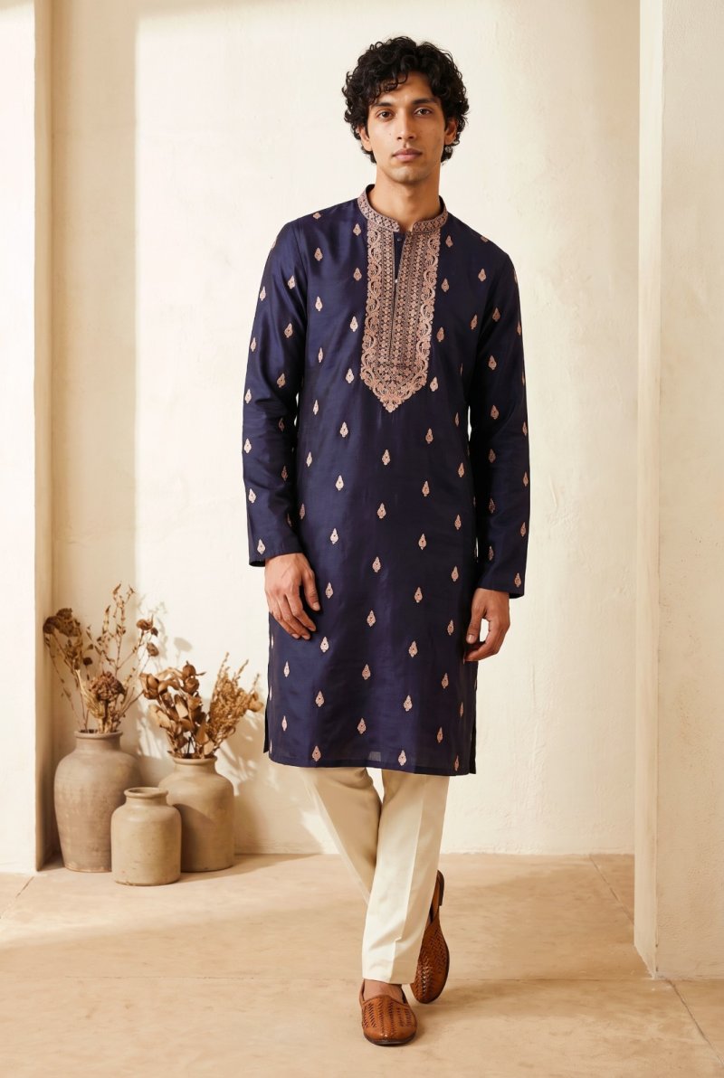 Outluk Wedding Vol 57 Silk Mens Kurta With Pajama